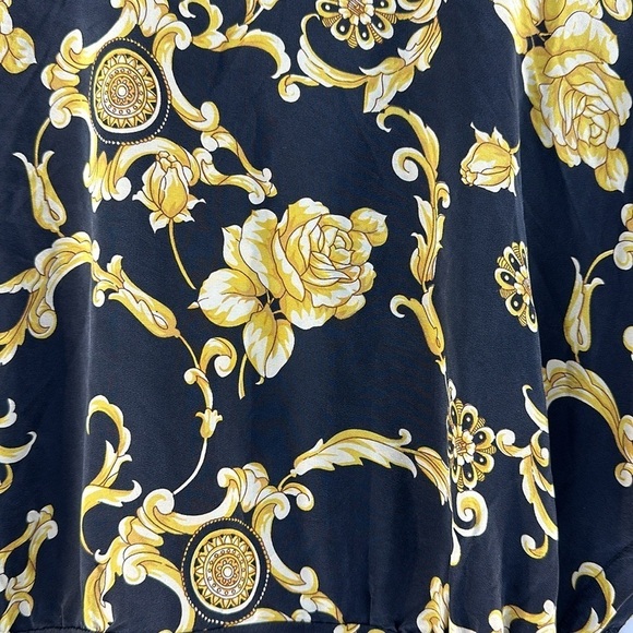 Veronica Beard Amile Long Sleeve Rushed Silk Dress, 4 - Picture 6 of 9